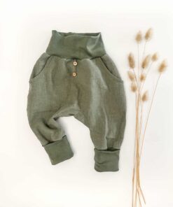 robuste Leinen Knickerbocker Hose Baby Kinder